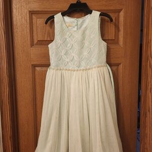 Elegant Mint Green Kids Dress